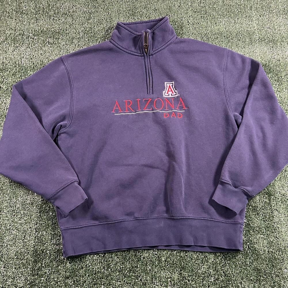 Jansport navy blue Quarter-Zip U of Arizona. Size L